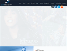 Tablet Screenshot of judfriedmanmusic.com